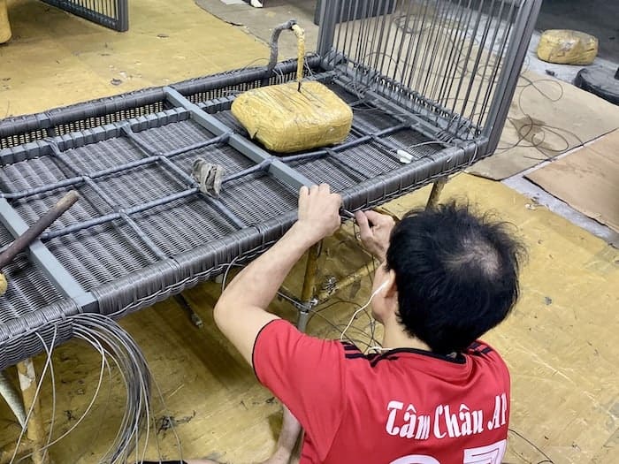 Rattan weaving, Vietnam