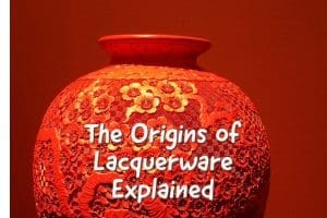 Red Lacquerware Vase
