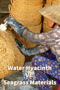 Woman paint the basket