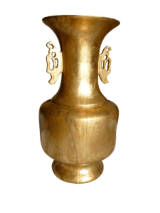 Gold Leaf Vase