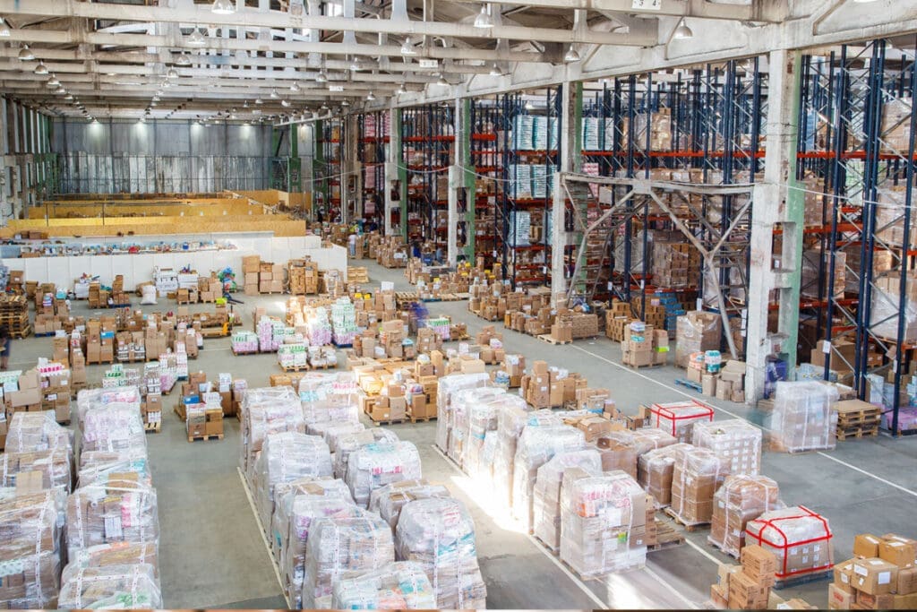 Different products inside the factory