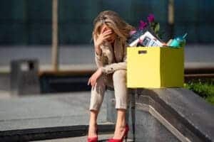 A girl who are having a job problem