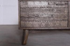 Brushed Wood Television Stand