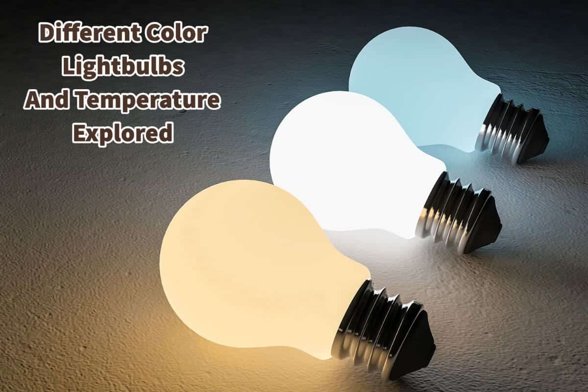 Different Color of Lightbulbs