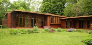 Herbert Jacobs House by Frank Lloyd Wright, via Frank Lloyd Wright Foundation