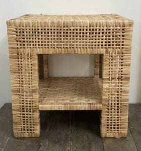 Peel Rattan Table