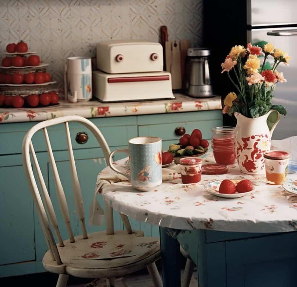 Memorable Material And Texture Mixes in 80's Home Decor Design