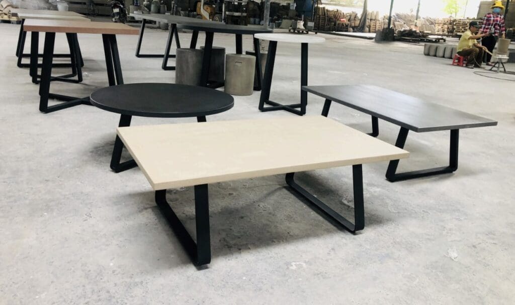 Lightweight Concrete Tables