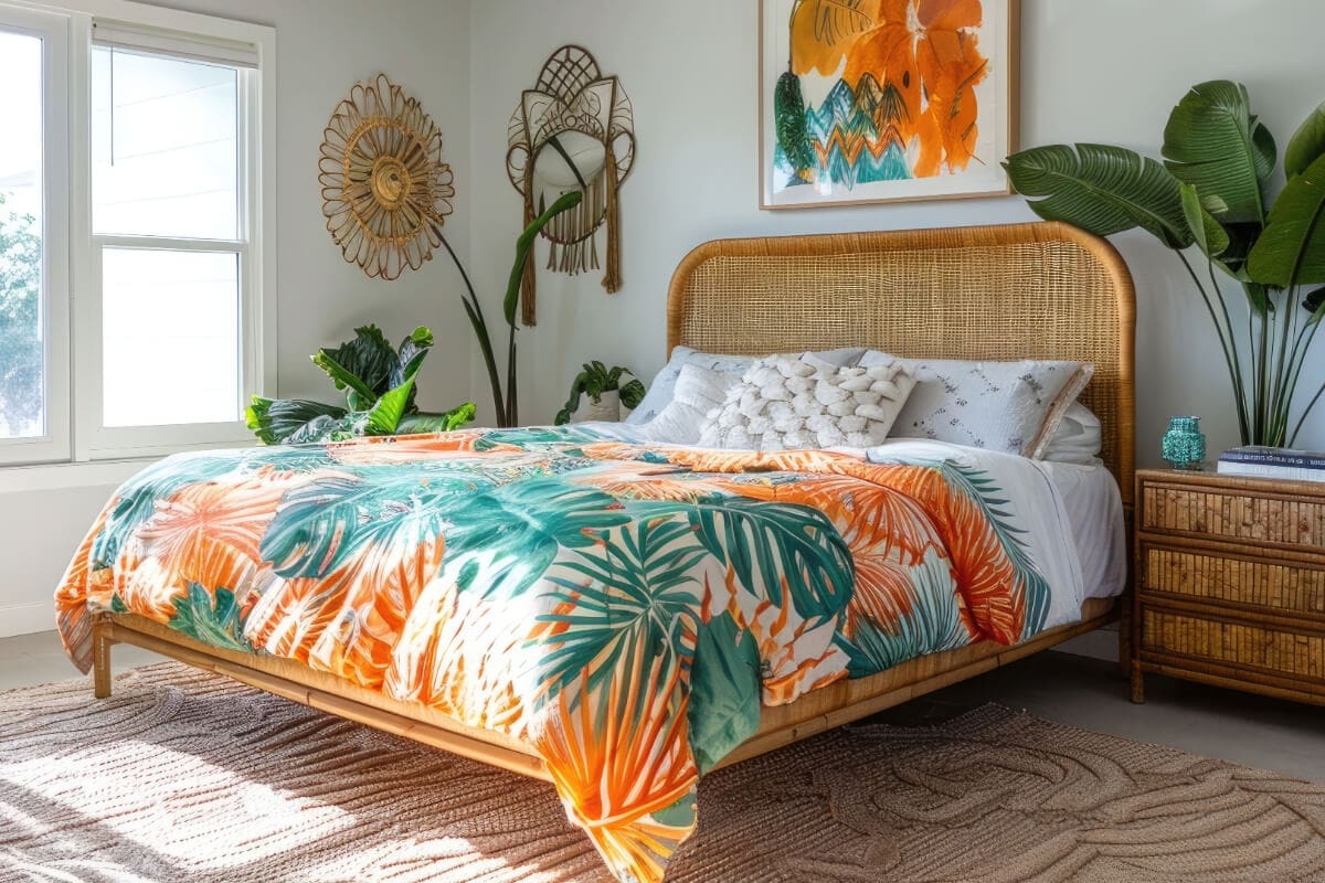 Trendy Rattan Bedroom Furniture Ideas