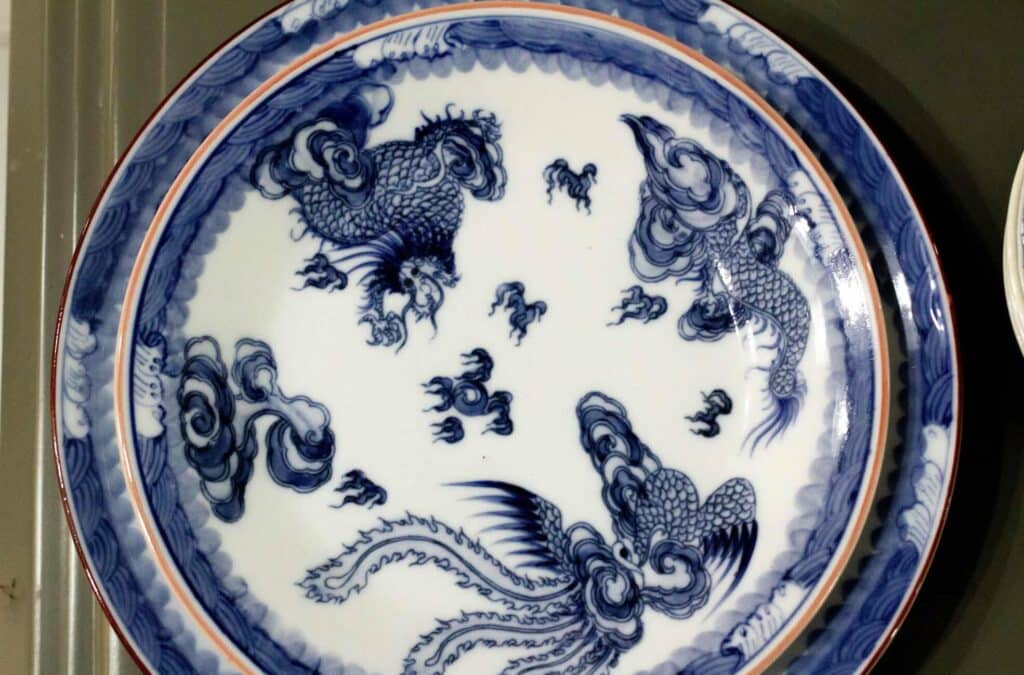 Ceramic with Art Design Plate
