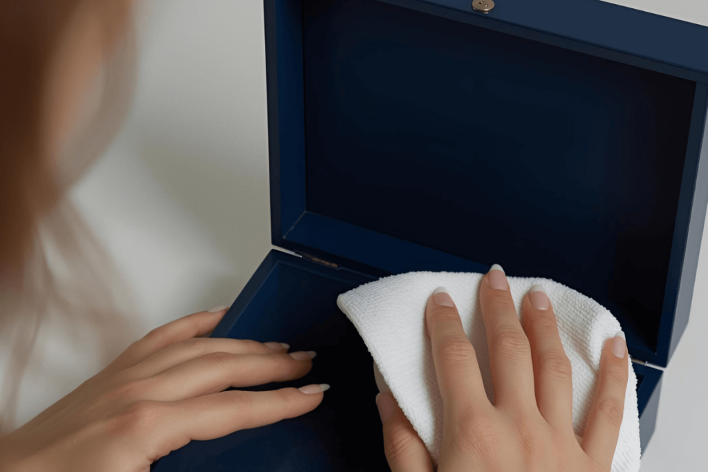 Cleaning your lacquerware box inside and out requires careful handling to maintain its beauty and integrity