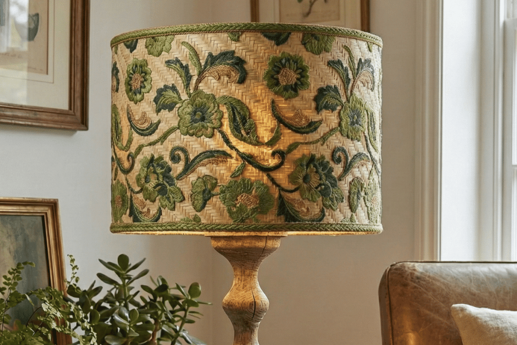 Hand-Embroidered Natural Shades