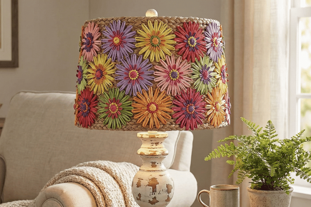 Hand-Embroidered Natural Shades