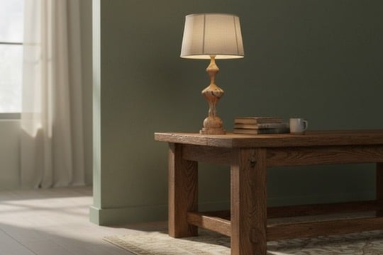 Creating a Lamp Base Design: Using AI to Add a Shade and Place It in a Realistic Room Set