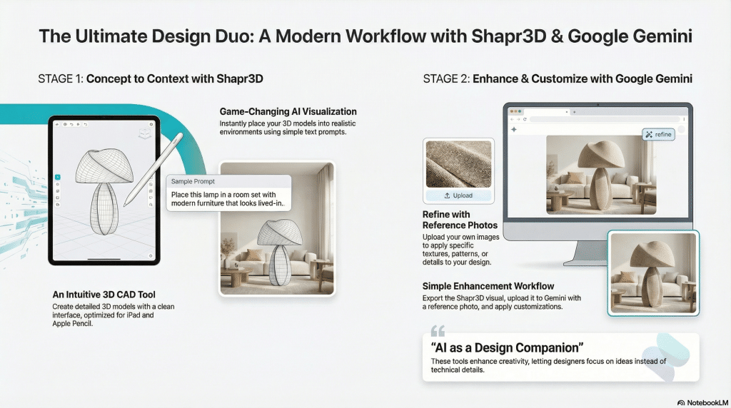 Design Workflow: Using Shapr3D and Google Gemini