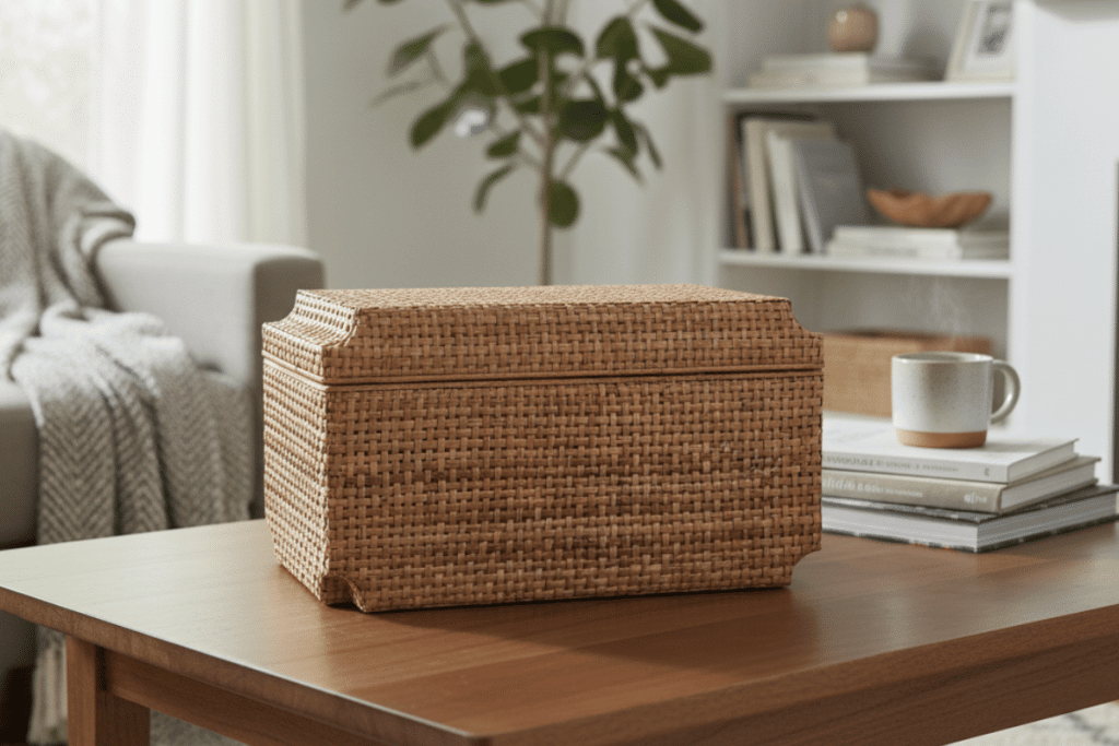 Mondoro's Woven Rattan Box